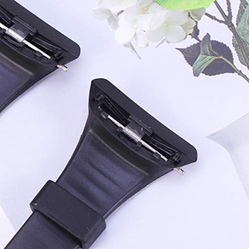 ibasenice Banda para Polar ft4 ft7-reemplazo watchstrap Correa de Silicona Correa de Reloj reemplazo de liberación rápida Pulsera Pulsera Correa Compatible para Polar ft4 ft7 (Negro)