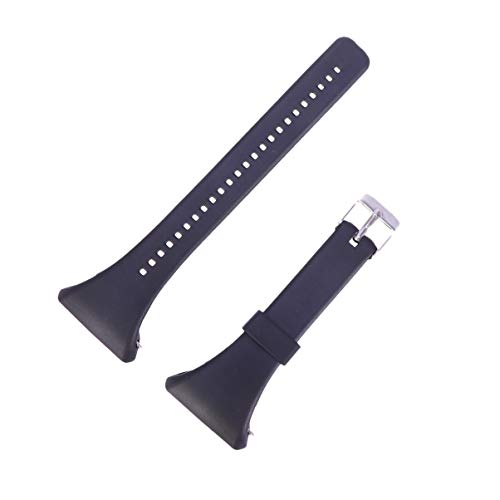 ibasenice Banda para Polar ft4 ft7-reemplazo watchstrap Correa de Silicona Correa de Reloj reemplazo de liberación rápida Pulsera Pulsera Correa Compatible para Polar ft4 ft7 (Negro)