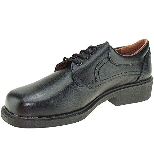 IBÉRICO Zapato Casual con Cordones y Piso Grueso para Hombre Negro Talla 45