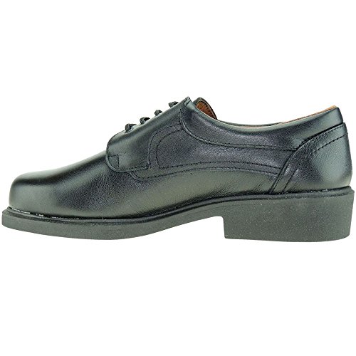 IBÉRICO Zapato Casual con Cordones y Piso Grueso para Hombre Negro Talla 45