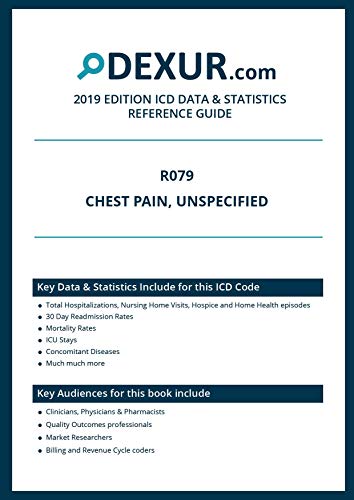 ICD 10 R079 - Chest pain, unspecified - Dexur Data & Statistics Reference Guide (English Edition)