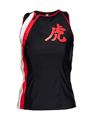 Idawen - Camiseta Deportiva para Mujer - Talla S - Color Negro - Camiseta de Deporte sin Mangas para Mujer - Camiseta para Mujer con Cremallera de Cierre Automático - Ropa Deportiva Universal