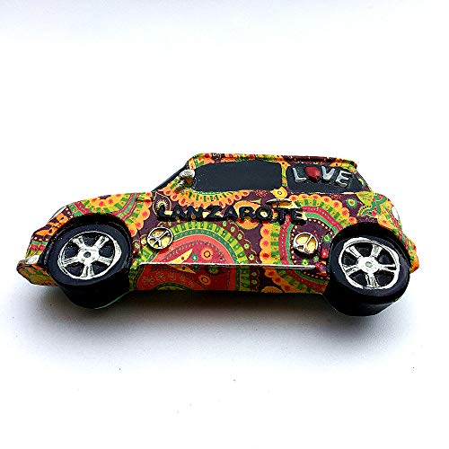 Imán para nevera de coche de Lanzarote España 3D de resina, para regalo, colección de regalo, decoración para el hogar y la cocina