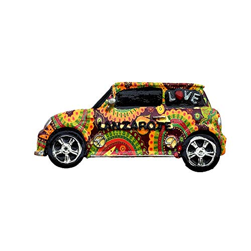 Imán para nevera de coche de Lanzarote España 3D de resina, para regalo, colección de regalo, decoración para el hogar y la cocina