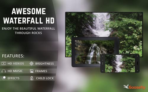 impresionante cascada HD gratis: decora tu habitación con hermosos paisajes en cascada en tu televisor HDR 4K, TV 8K y dispositivos de fuego como fondo de pantalla y tema para la mediación y la paz y