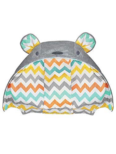INFANTINO Cuddle Up Ergonomic Hoodie - Carrier, Grey With Multi Coloured Hood