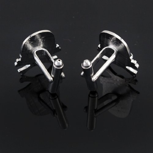 Inox Skull and Crossbones Stainless Steel Cufflinks