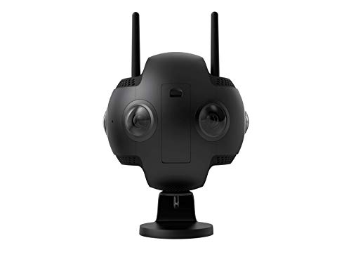 Insta360 Pro 2 - Cámara 3D 8K Profesional con 6 Lentes Independientes F/2.4 de Alta Definición Hd, Grabación de Video 360° Hasta 8K, Foto 3D 360° a 60 Megapíxeles, Raw, HDR, Conexión Wi-Fi, Negro