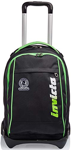 Invicta Trolley New Tech, Kupang, negro, 3 en 1, mochila desmontable