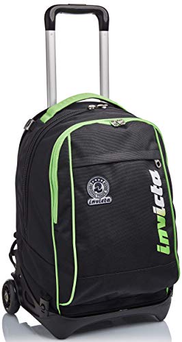 Invicta Trolley New Tech, Kupang, negro, 3 en 1, mochila desmontable