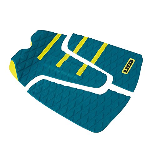 ION Footpad Deck Grip 3 piezas Azul petróleo/Amarillo Tabla De Surf Kiteboard Pad