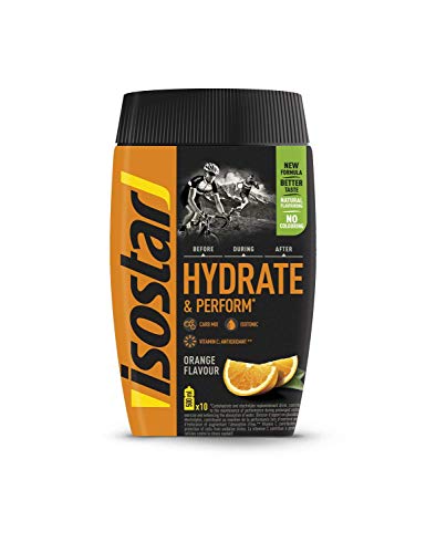 Isostar Hydrate & Perform Sabor a Naranja 400g + Limón 400g + original botella 500 ml