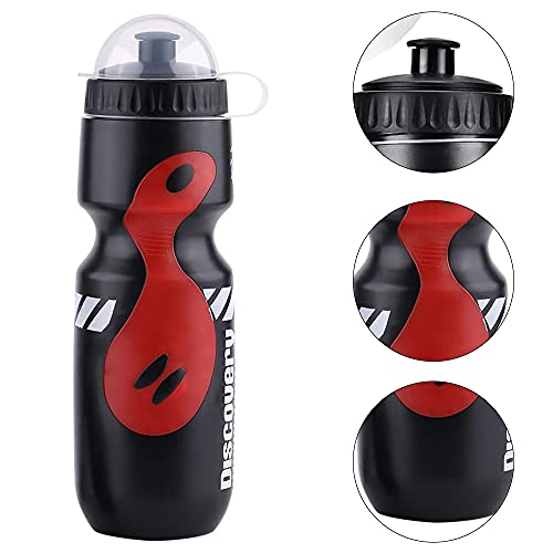 IWILCS Portabidones para bicicleta con botella de bicicleta, ligero, soporte para botellas, soporte para botellas con botella de 750 ml, para bicicleta