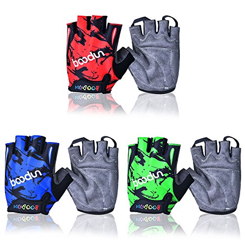 iwish - Guantes de ciclismo para niños (4 5 6 7 8 9 10 11 12 L)