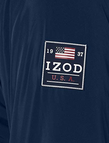 Izod Coastal Chaqueta Bomber, Azul (Cadet Navy 412), Medium (Talla del Fabricante: MD) para Hombre