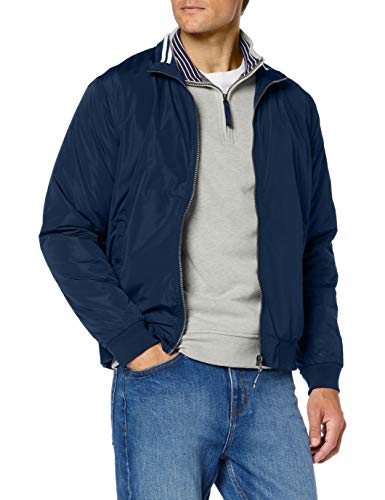 Izod Coastal Chaqueta Bomber, Azul (Cadet Navy 412), Medium (Talla del Fabricante: MD) para Hombre