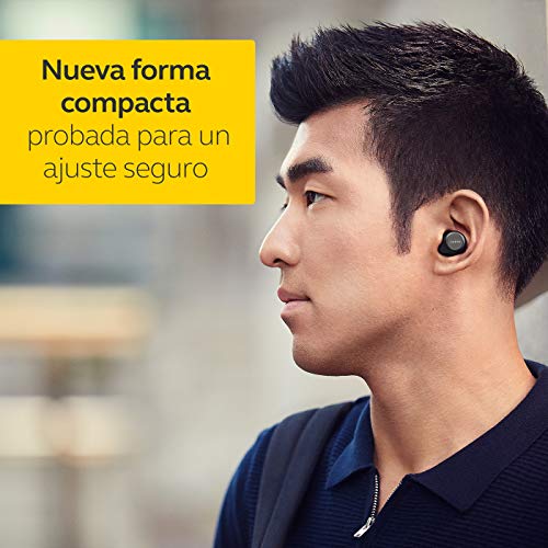 Jabra Elite 75t, Auriculares Bluetooth con Cancelación Activa de Ruido y batería de larga duración, Llamadas y música verdaderamente inalámbricas, Negro