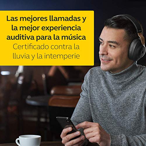 Jabra Elite 85h Amazon Edition - Auriculares Inalámbricos Over-Ear, Cancelación Activa de Ruido, Batería de Larga Duración para Llamadas y Música, Negro Cobre