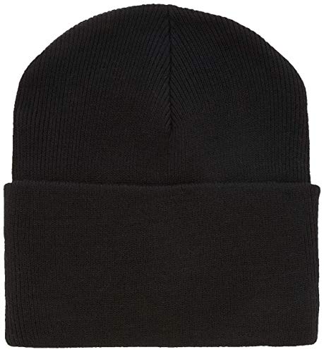 Jack & Jones Jaclong Knit Beanie Noos Gorro de Punto, Negro (Black Black), Talla Única para Hombre