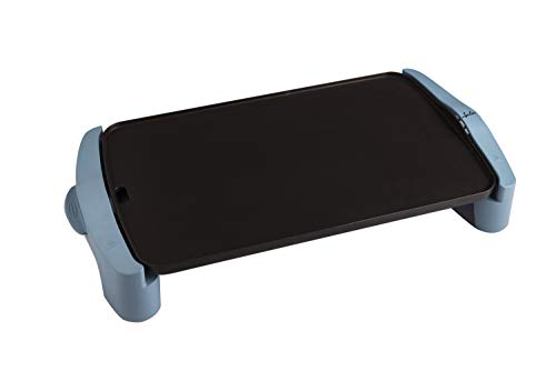 Jata GR2500AM Plancha de asar, 2500 W, Cerámica, Azul [Exclusiva Amazon]