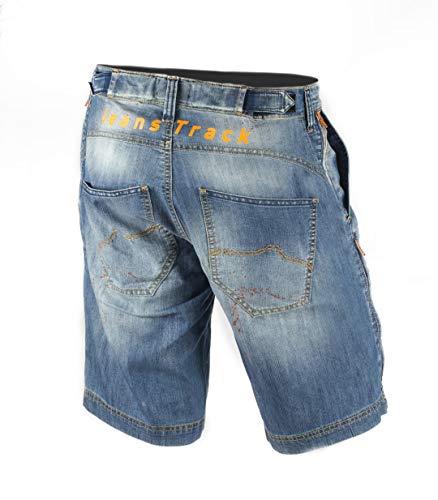 Jeanstrack Heras Jeans Pantalon Corto de Mountain Bike, Unisex Adulto, Fluor, M