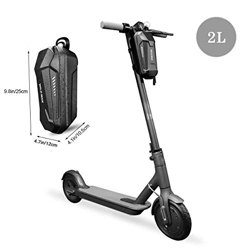 Jeebel Bolsa de Manillar Patinete,Bolsa Scooter de Electrico Adultos Mochila de Colgar Patinete Frontal de Impermeable EVA Concha y Gran Capacidad para Xiaomi M365 Sedway Ninebot ES ES1/ES2/ES3/ES4