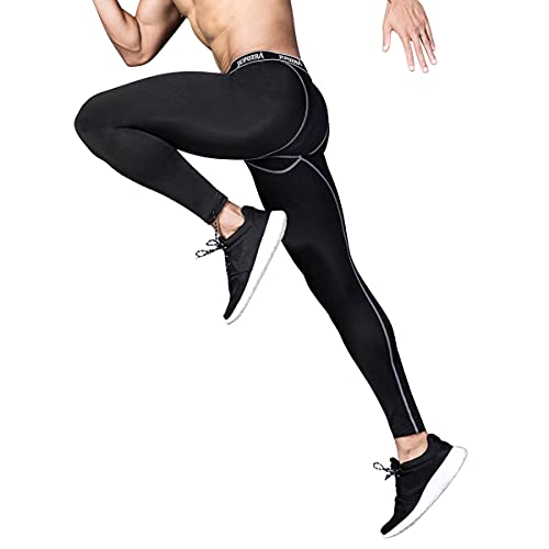 JEPOZRA Mallas Running Hombre Leggins Compresion Deporte Pantalon Gimnasio Hombre Mallas Correr para Fitness Futbol Baloncesto