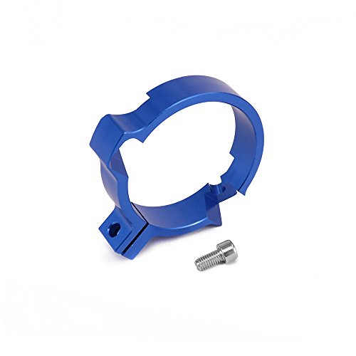 JFG RACING Abrazadera de escape CNC de 72 mm de 72 mm de 2,83 pulgadas para Husqvarna TC250 TE250 TE300 TX300, azul