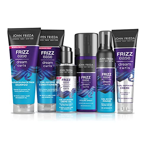 John Frieda Aceite Dream Curls, Pelo Rizado, Rizos Definidos, Rizos Perfectos, 150 Mililitros