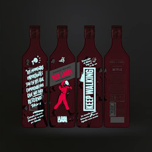 Johnnie Walker Red Label La Casa De Papel™ Diseño de Edición Limitada Whisky Escocés Mezcla 700 ml