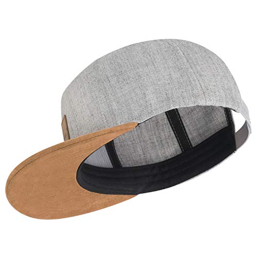 Johnny Urban Gorra para Hombre y Mujer Gris/Marrón Dean Gorro Hecho de Material de Alta Calidad - Elegante Gorras de BaseBall Ajustable y con Logo Chapado - Talla Única Unisex Gorros de Trucker