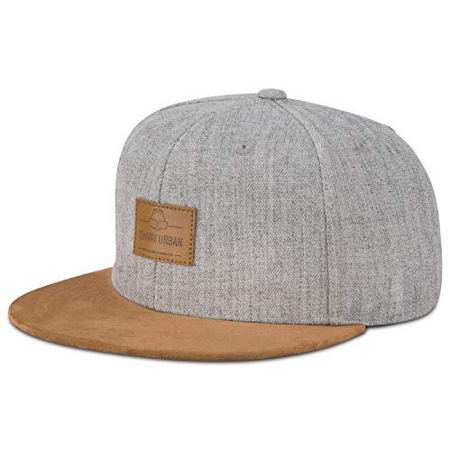 Johnny Urban Gorra para Hombre y Mujer Gris/Marrón Dean Gorro Hecho de Material de Alta Calidad - Elegante Gorras de BaseBall Ajustable y con Logo Chapado - Talla Única Unisex Gorros de Trucker