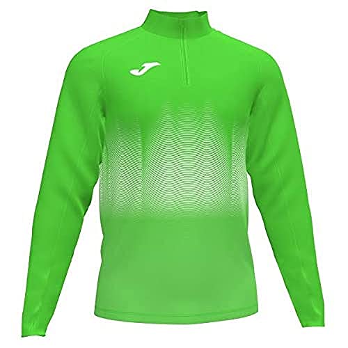 Joma Elite VII Sudadera Running, Hombre, Verde Fluor, L
