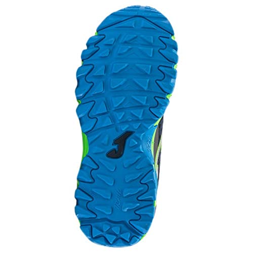 Joma Serie sima jr, Zapatillas Deportivas, Marino-Verde Fluor, 39 EU