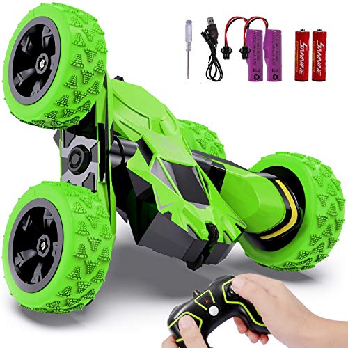 joylink Coche Teledirigido, 2.4 GHz Coche de Control Remoto 4WD Stunt RC Coche Acrobacia Rotación Volteo de 360 ° Radiocontrol Electric Juguetes para Niños Coches Teledirigidos para NiñOs