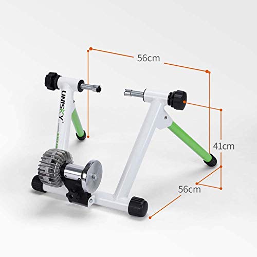 JSBVM Entrenador de Bicicleta de Interior Inteligente Compatible con Bluetooth y Ant + Entrenador de Ejercicios de Resistencia a fluidos Soporte de Bicicleta estacionario para Zwift