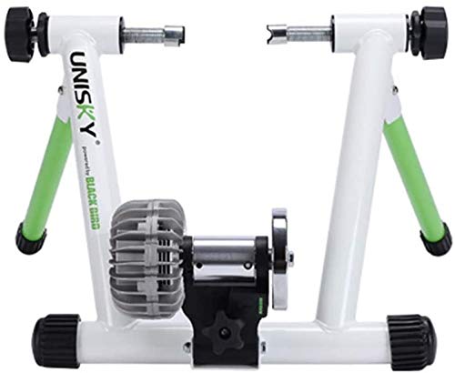 JSBVM Entrenador de Bicicleta de Interior Inteligente Compatible con Bluetooth y Ant + Entrenador de Ejercicios de Resistencia a fluidos Soporte de Bicicleta estacionario para Zwift