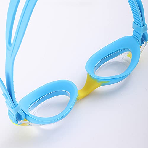 JSJJAUJ Gafas de natación Niños Natación Gafas HD Anti-Niebla Profesional Deportes Agua Gafas de Agua Nadar Eyewear Impermeable Niños Nateros Gafas al por Mayor (Color : Blue)