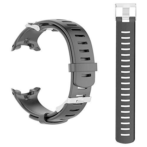 JTMM Correa para SUUNTO D4 / D4i Novo GPS Watch Banda de Reloj de Repuesto, Correa de Pulsera de Silicona Suave Smartwatch Bracelet Band con Herramientas de eliminación