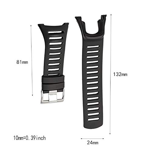 JTMM Kits de Repuesto de Correa de Reloj Suunto Ambit, Correa de Reloj de Goma Suave Correa de Reloj Ajustable Accesorios de Reloj para Suunto Ambit 1/2 / 2S / 2R / 3 Sport / 3 Run / 3 Peak