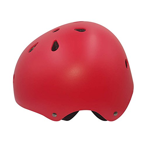Juego deportivo de protección para niños con casco, codo, rodilla, muñeca, protección, almohadilla de seguridad, rojo