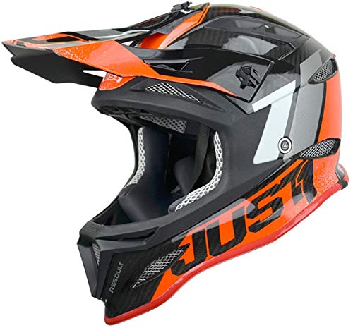 Just 1 Helmets Just1 Jdh Assault Black-Red + MIPS M, Casco de Downhill/MTB/Enduro Unisex – Adulto, Negro-Rojo, M