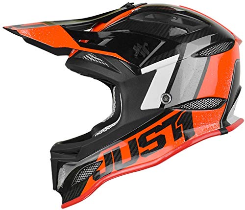 Just 1 Helmets Just1 Jdh Assault Black-Red + MIPS M, Casco de Downhill/MTB/Enduro Unisex – Adulto, Negro-Rojo, M