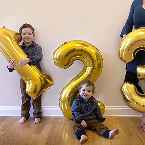 Jxuzh Globo de 18 cumpleaños dorado con número 18, globo gigante dorado, globos de helio con números grandes 18, años grandes XXL, Happy Birthday de 32 pulgadas, cumpleaños gigante para niñas y niños