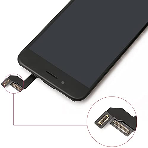 Jzmatech Pantalla Táctil Lcd De Repuesto Para Iphone 6S Negro, Con Herramientas De Reparación+Tiras Adhesivas +Película ProtectoraA1633, A1688, A1700