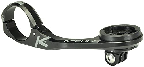 K-EDGE Garmin MAX XL Combo Mount, 31.8mm, Anodize Repuestos, Adultos Unisex, Black (Negro), Talla Única