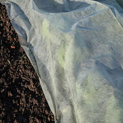 Kaheign 2 x 10m De Forro Polar De Protección Contra Heladas, 30 G/m² Para Jardín, Anticongelante, Tela De Protección De Plantas, Cubierta De Pájaros E Insectos