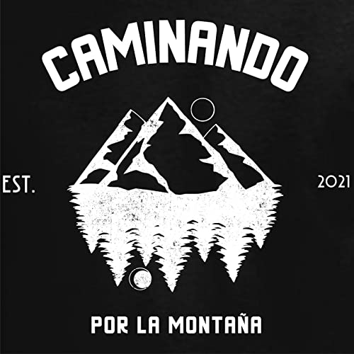 Kamefanatic Sudadera de Hombre Montañismo Senderismo Campo Andar Libertad Deporte Escalada Roca Camping 002 L