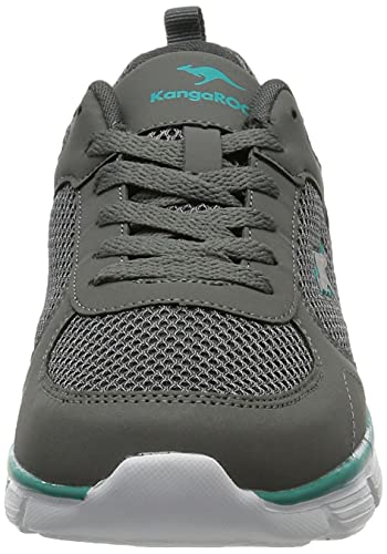 KangaROOS KR-Lima, Zapatillas Mujer, Gris y Turquesa, 40 EU