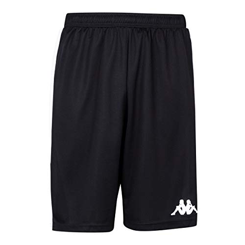 Kappa Caluso Pantalón de Baloncesto, Unisex niños, Negro, 14Y